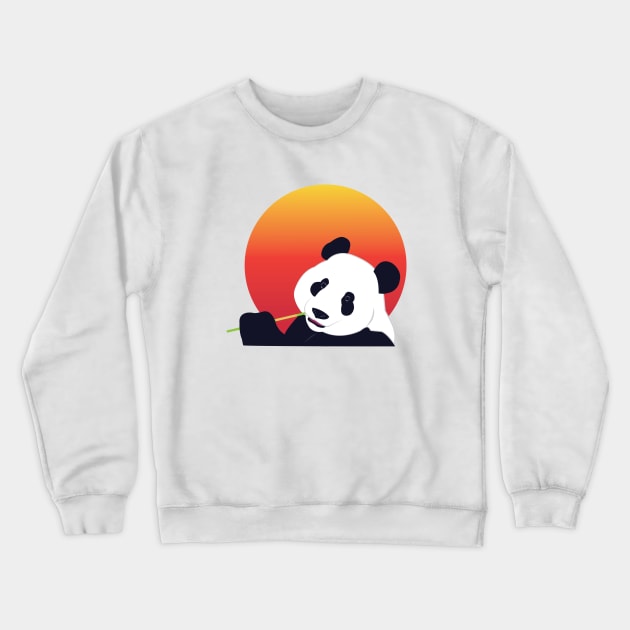 Panda Crewneck Sweatshirt by dddesign